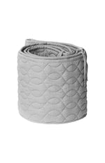 Quilted Baby Bumper - Elephant Grey