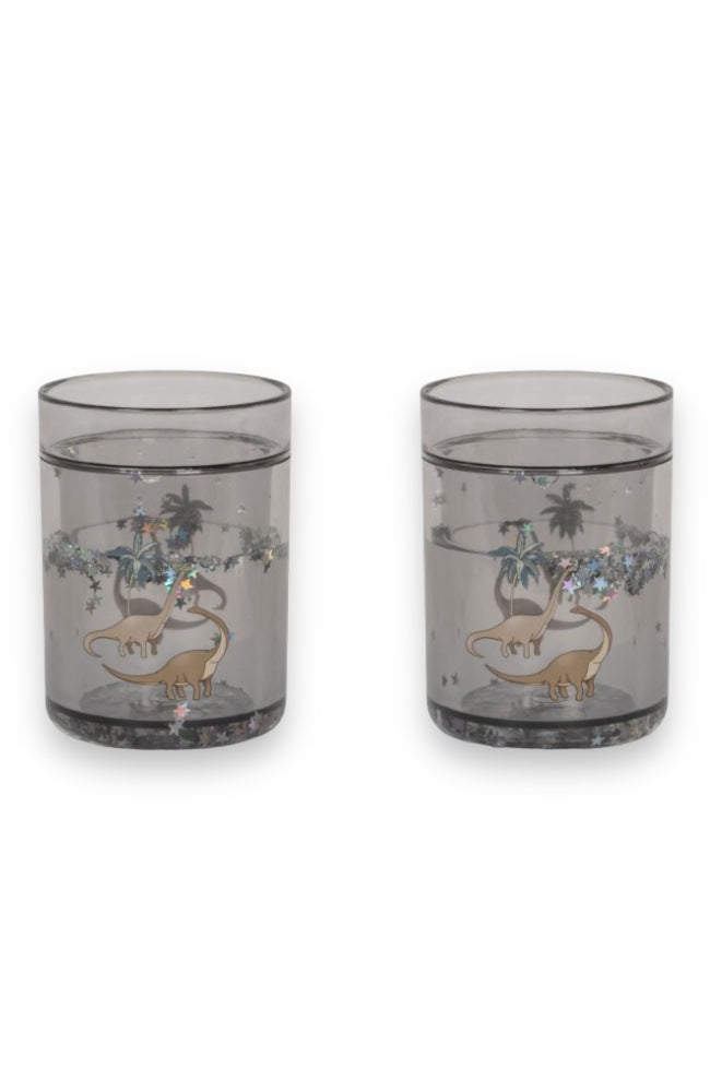 2 Pack Glitter Cup - Dino