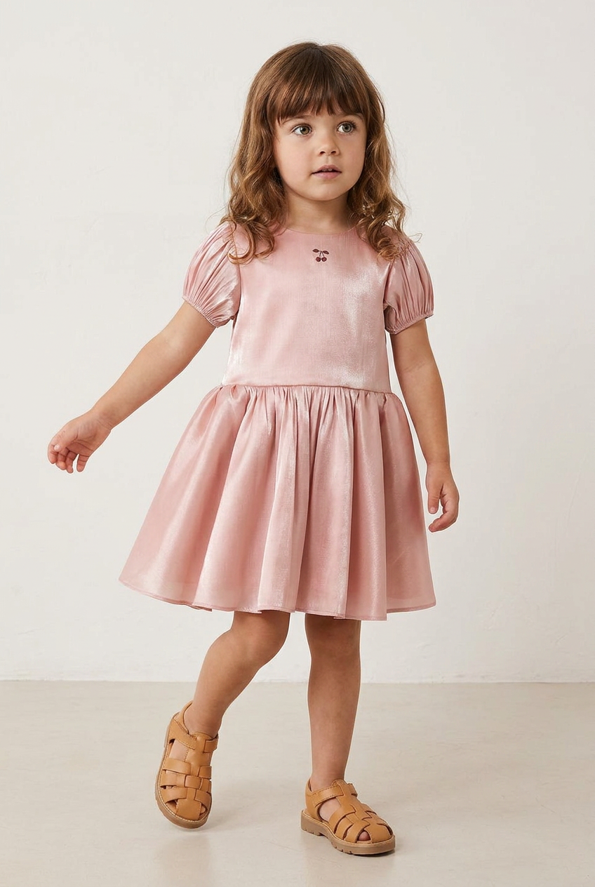 Fia Dress - Silver Pink