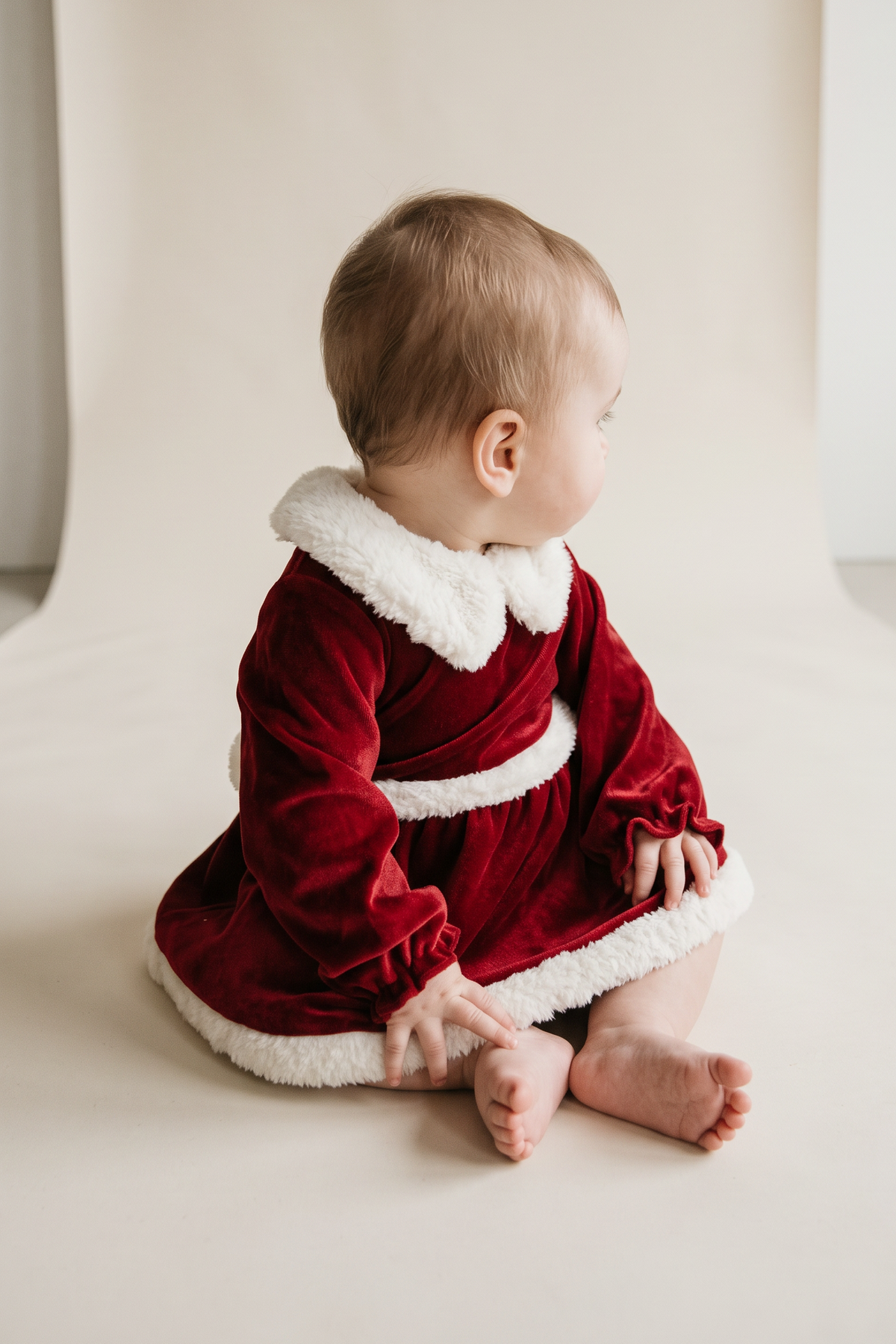 Christmas Dress - Red Dahlia