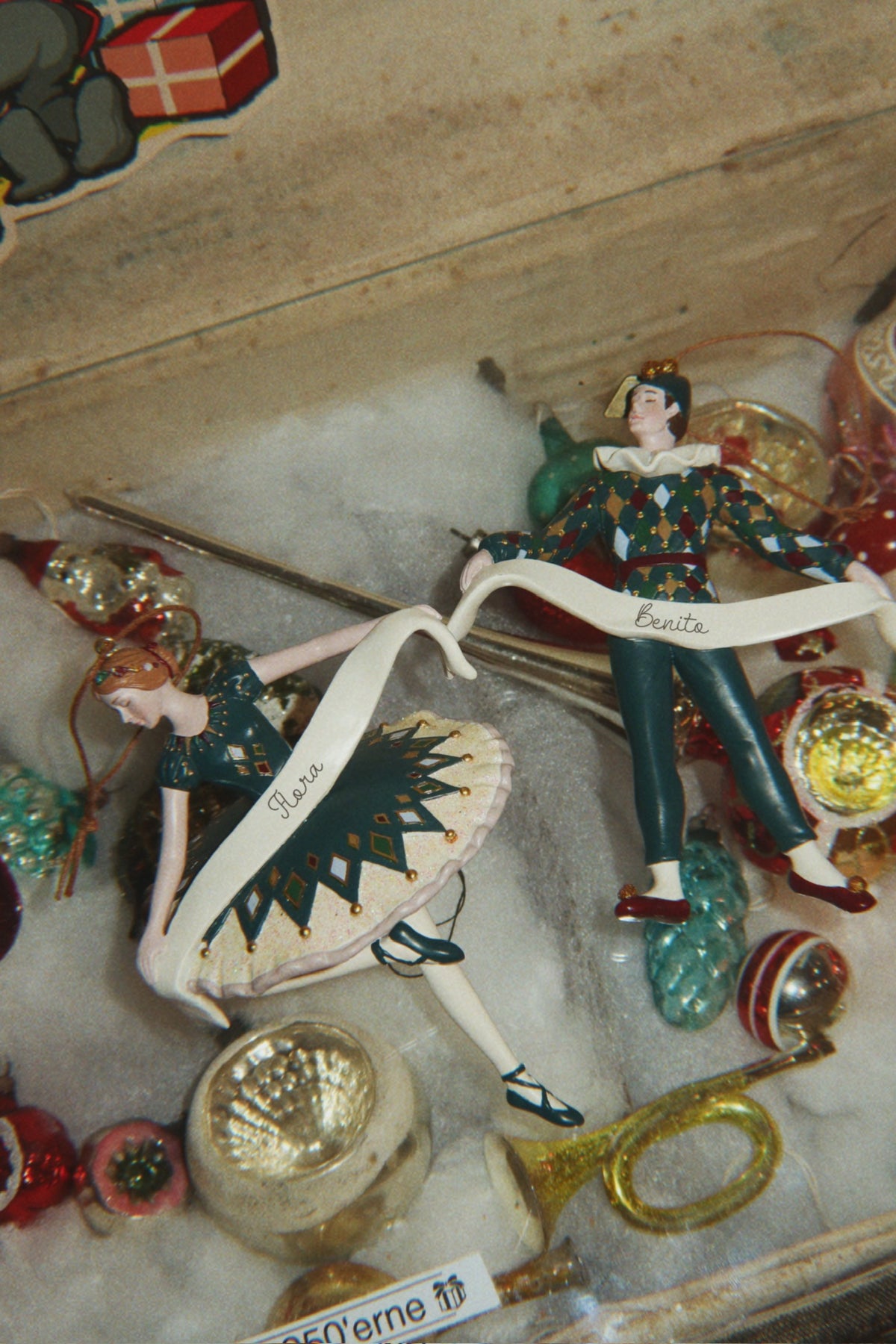 Christmas Ornament Harlekin Ballerina - Multi