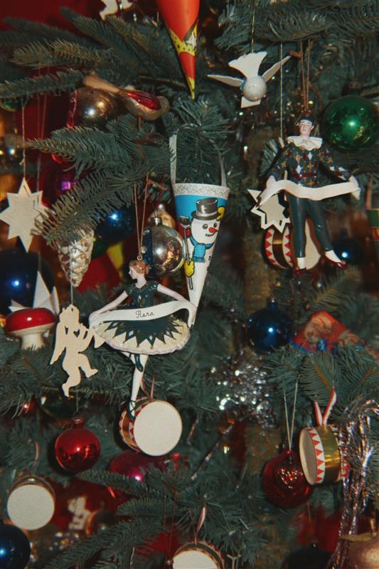 Christmas Ornament Harlekin Ballerina - Multi