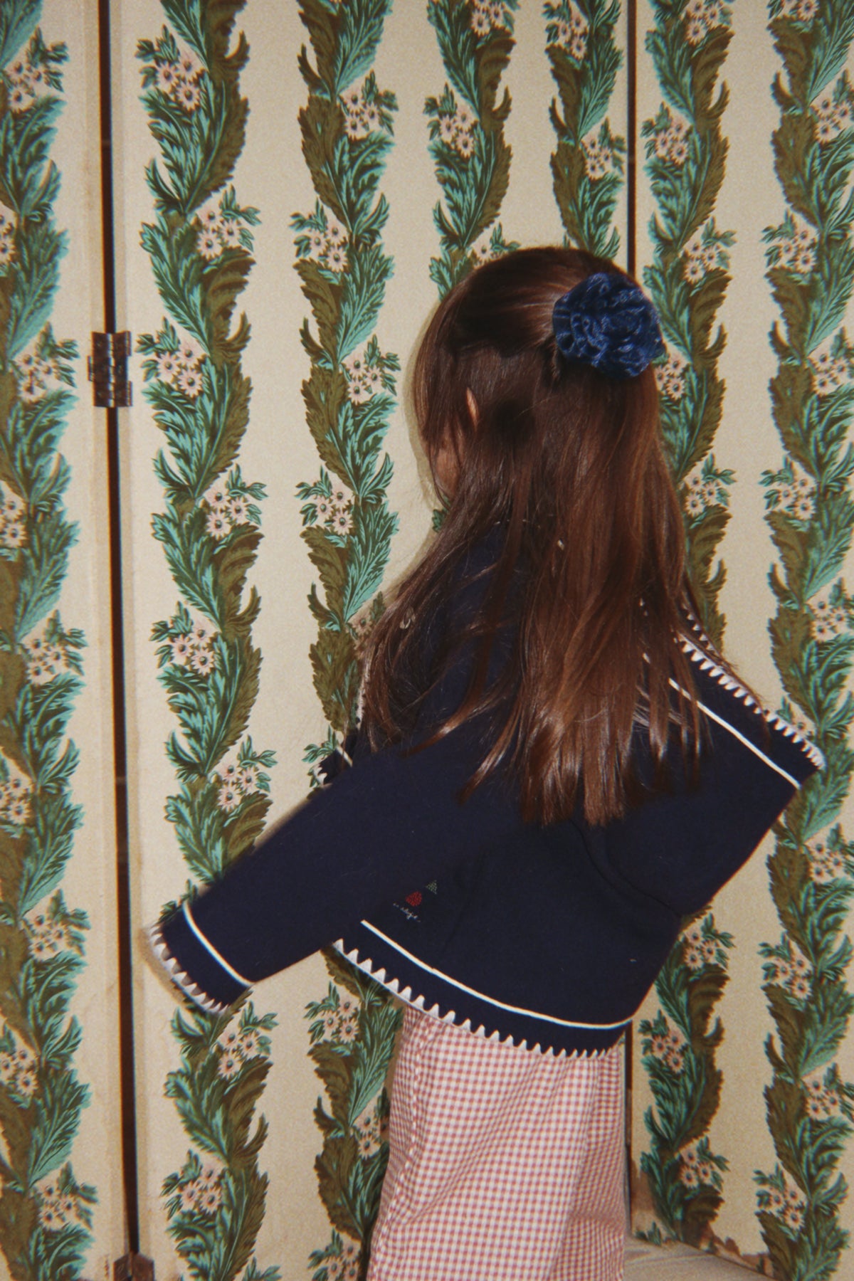 Tindra Rose Hair Clip - Navy