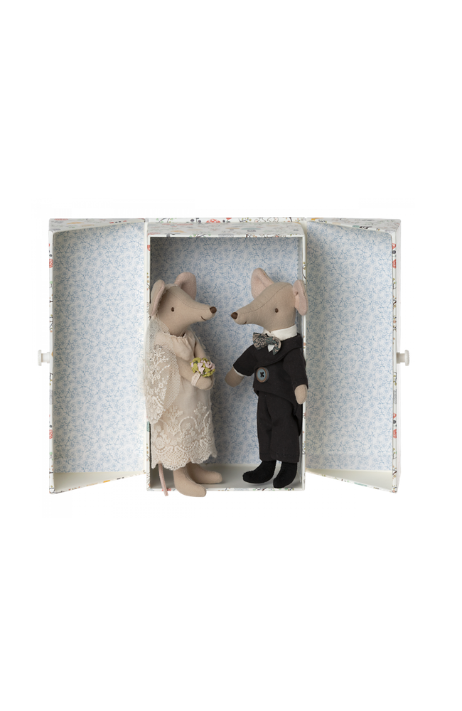 Wedding Mice Couple In Box