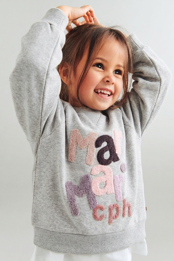Theos Sweatshirt - Cloud Grey Logo