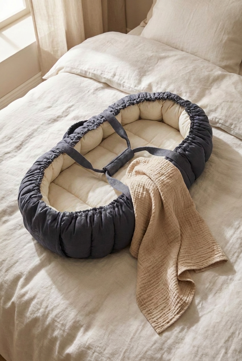 Sebra 3-in-1 Baby Nest - Blue