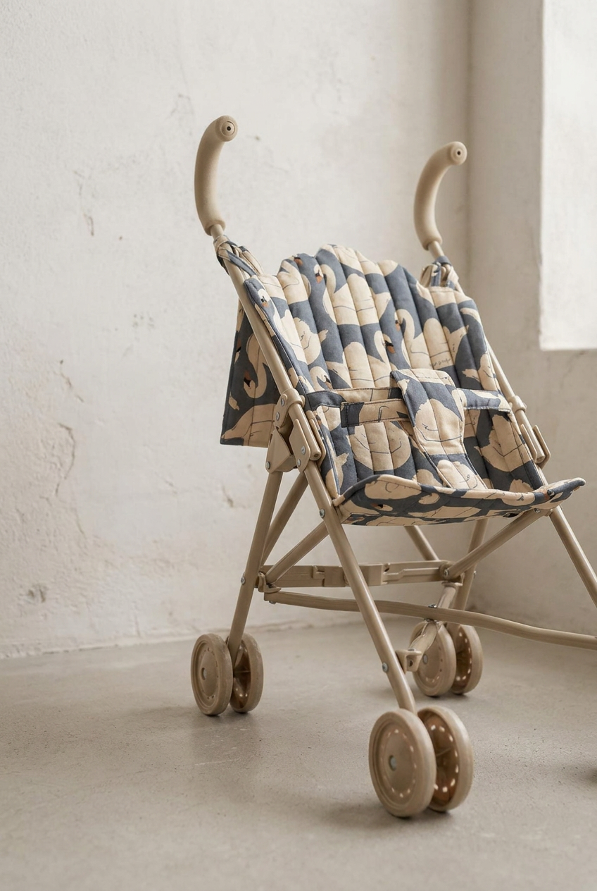 Doll Stroller - Swan
