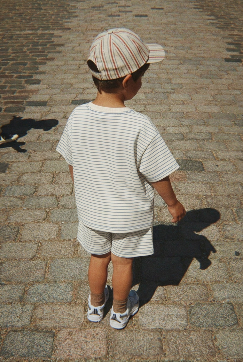 Famo Set - Stripe Bluie