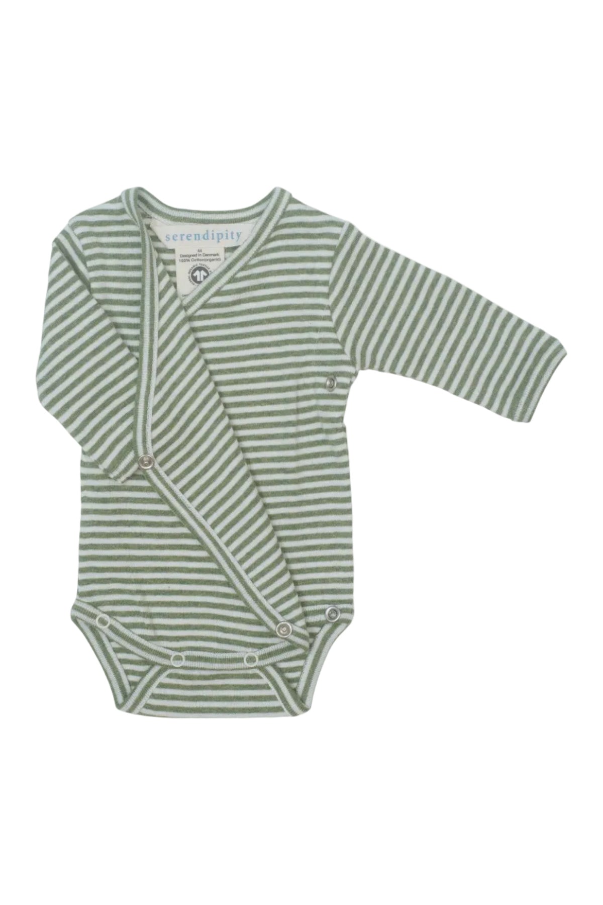 Newborn Wrap Body - Moss/Offwhite