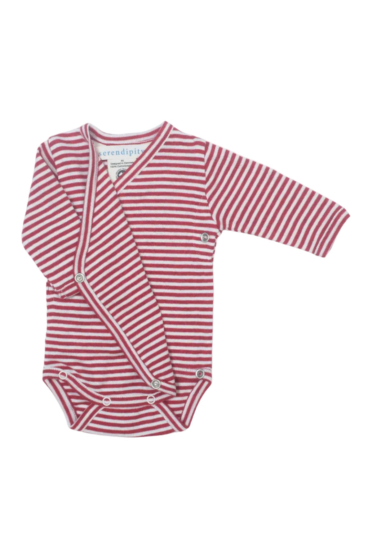 Newborn Wrap Body - Ruby / Offwhite