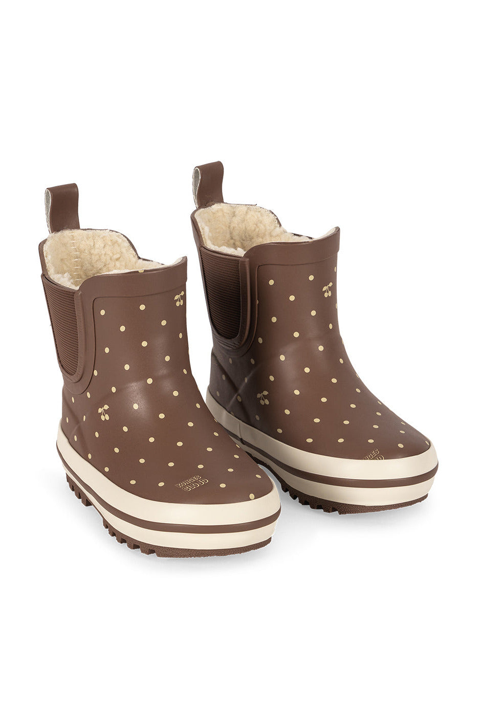 Roi Rain Boot Low - Cherry Dot Marrone