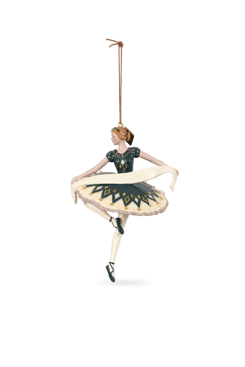 Christmas Ornament Harlekin Ballerina - Multi