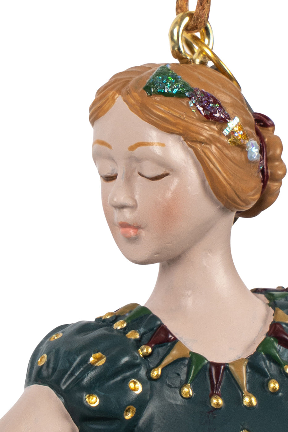 Christmas Ornament Harlekin Ballerina - Multi