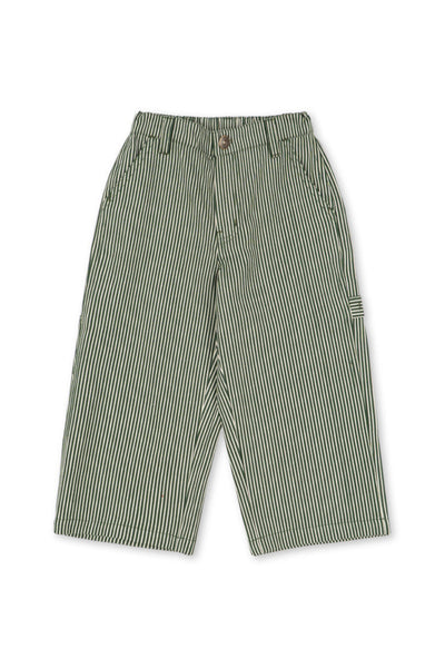 Luca Pants - Milk Verte Stripe