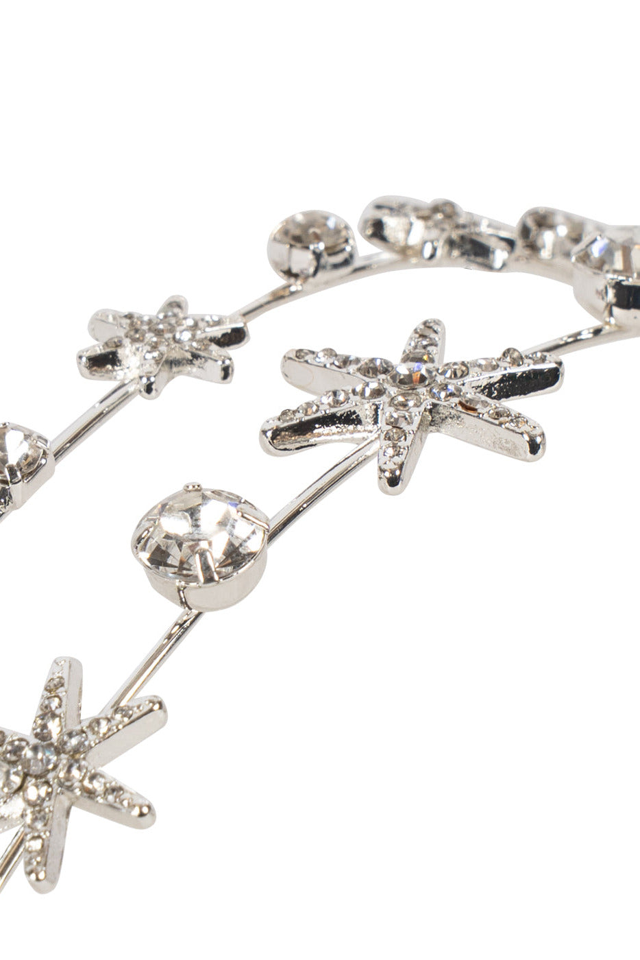 Sparkly Star Hairbrace - Silver Mix
