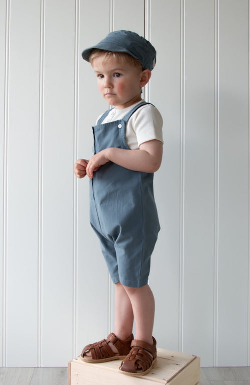 Tommi Dungarees - Stormy Blue