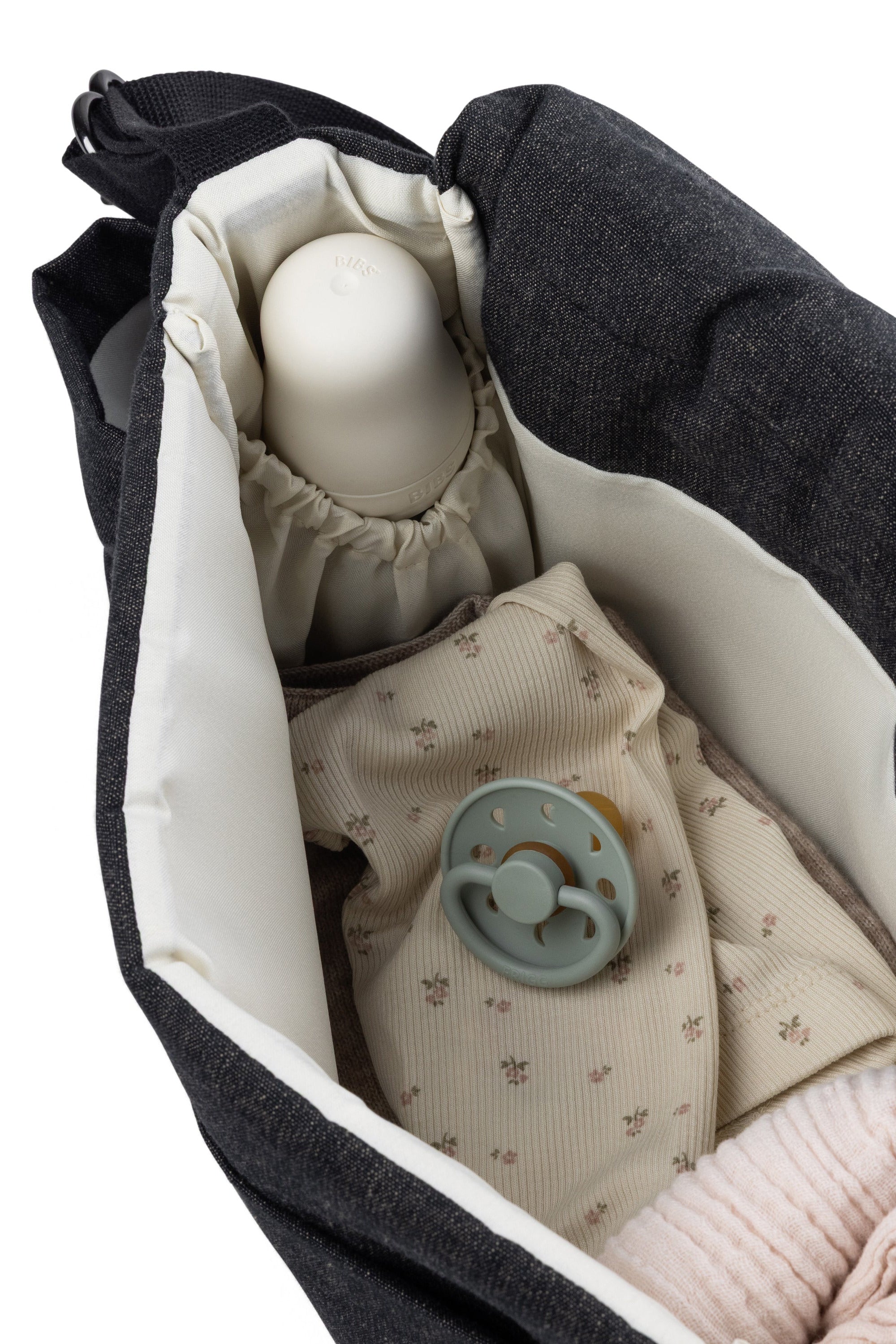 Mini Diaper Bag - Dark Grey Melange