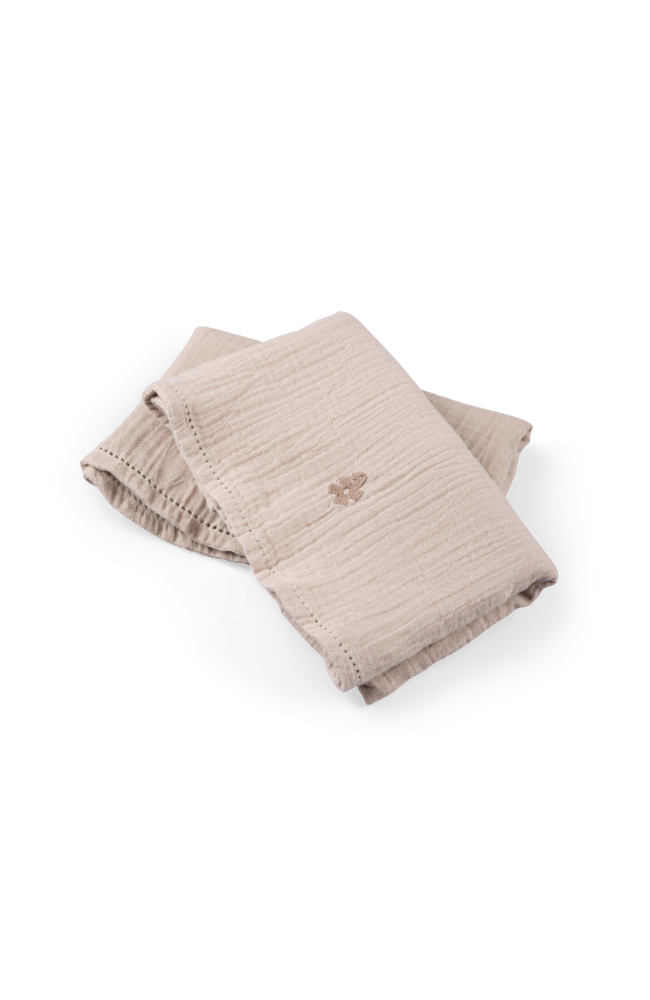 Nursing Towel 2pk - Seabreeze Beige