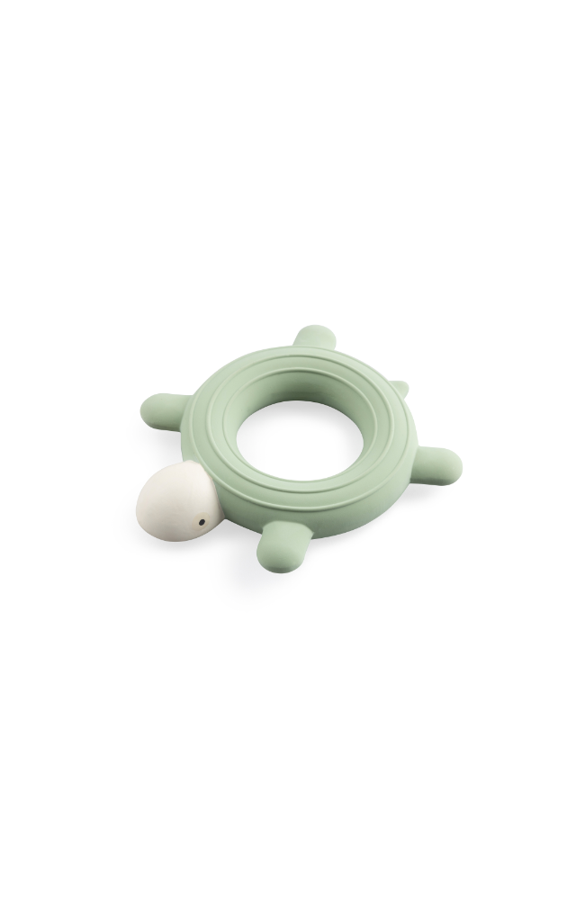 Natural Rubber Bath Toy / Teether - Turtle