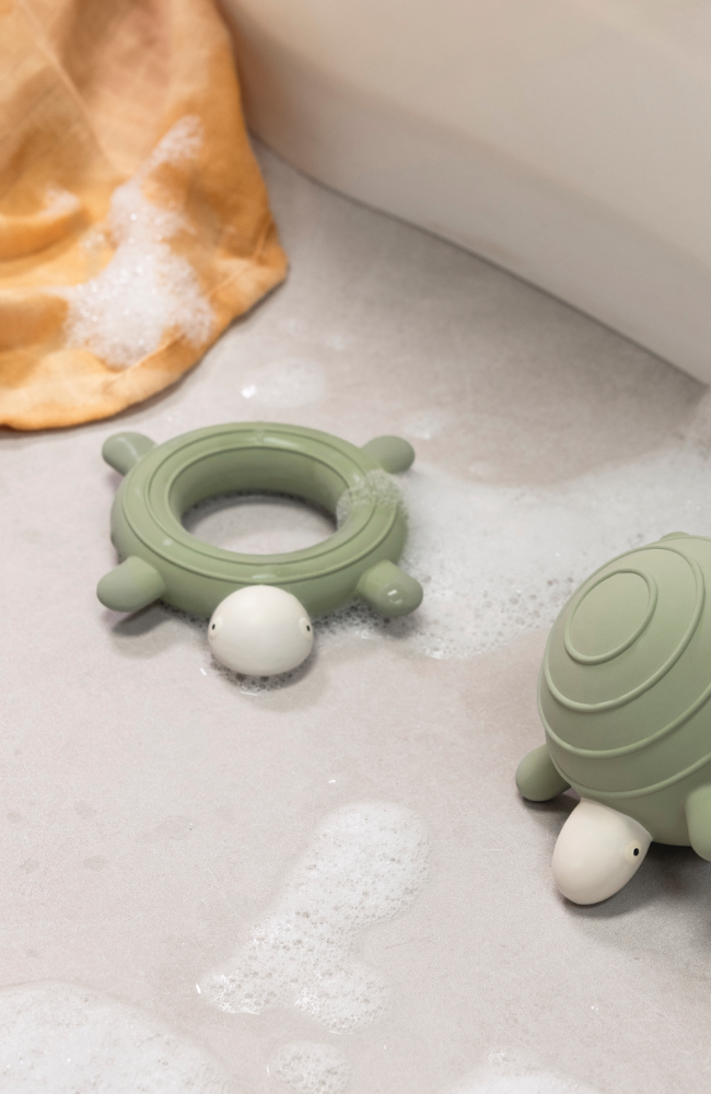 Natural Rubber Bath Toy / Teether - Turtle