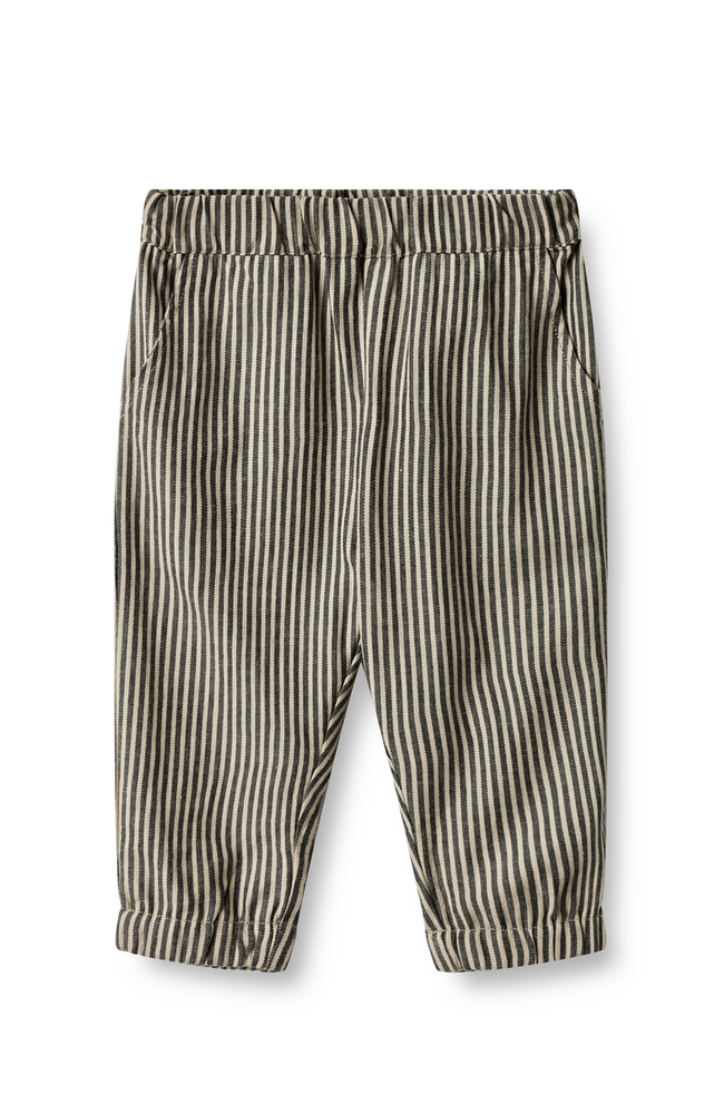 Trousers Andy - Black Coal Stripe