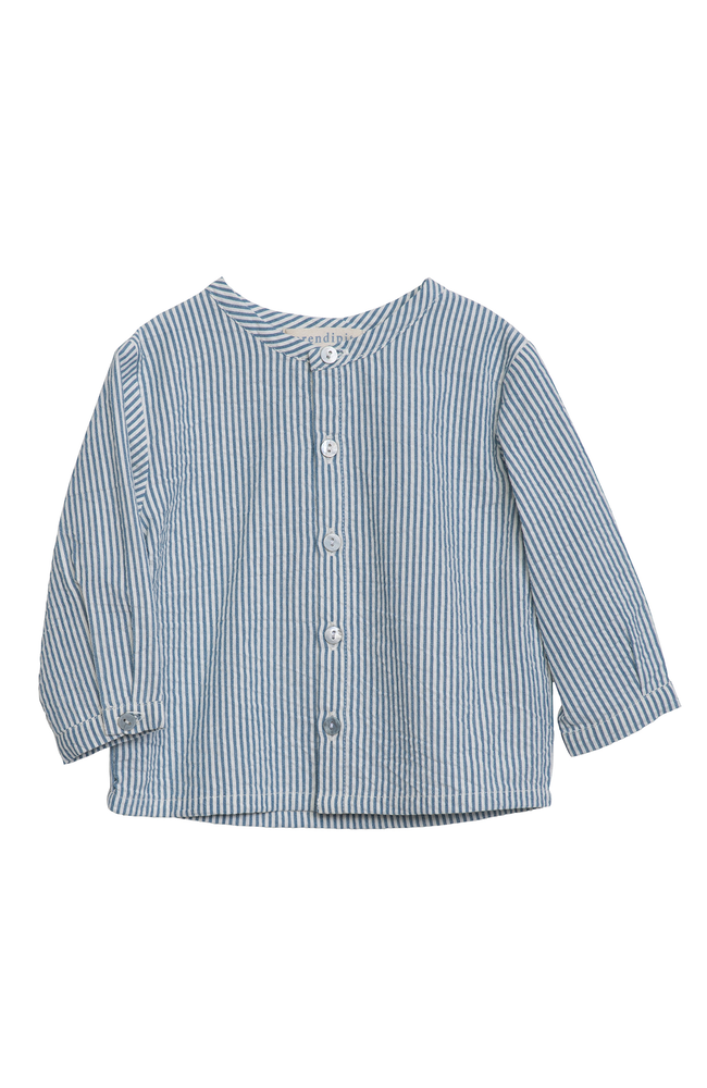 Baby Shirt - Sapphire Stripe