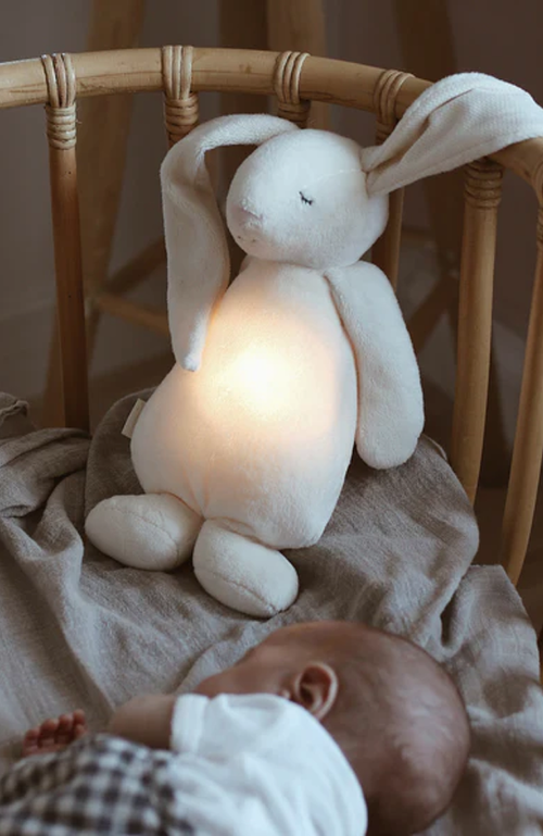 Humming Bunny with Nightlight - Cream
