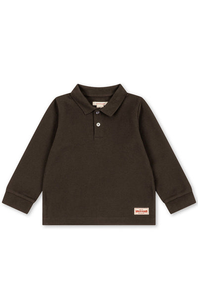 Florian LS Polo - Slate Black