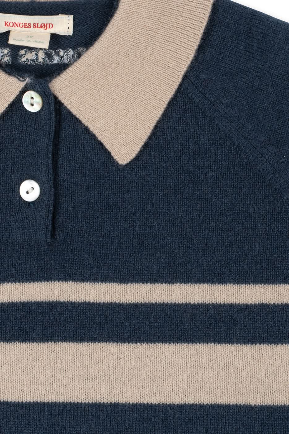 Basi Polo - Dark Blue Stripe