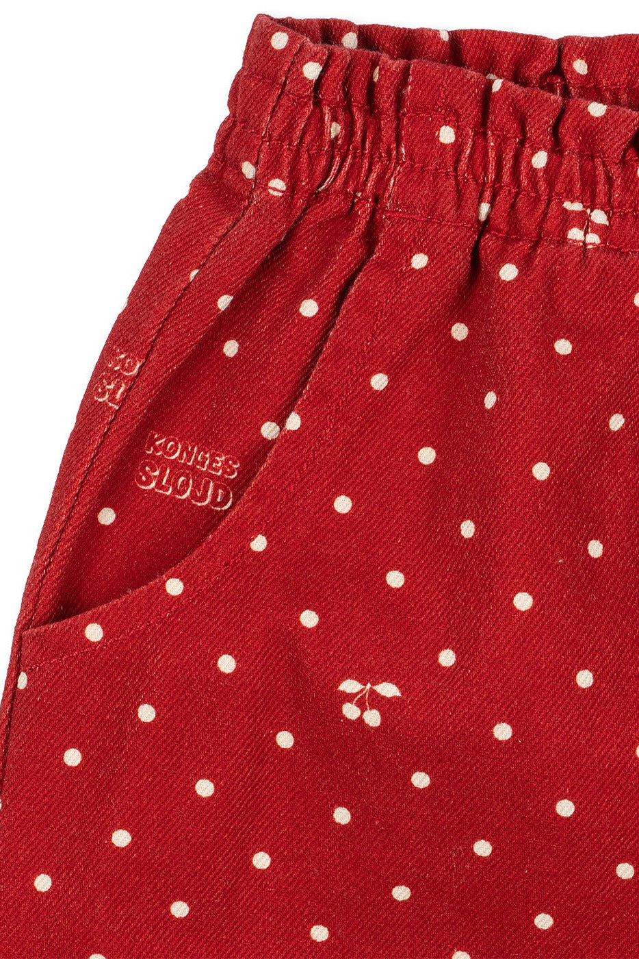 Magot Frill Pants - Cherry Dot Derby
