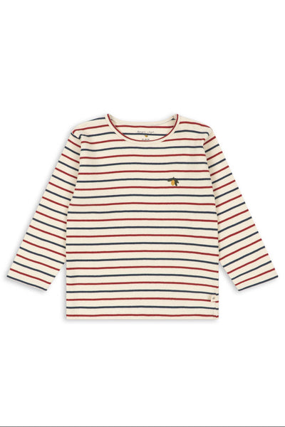Voco Modal Blouse - Tricolore Bleu