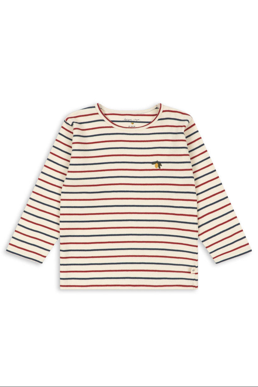 Voco Modal Blouse - Tricolore Bleu