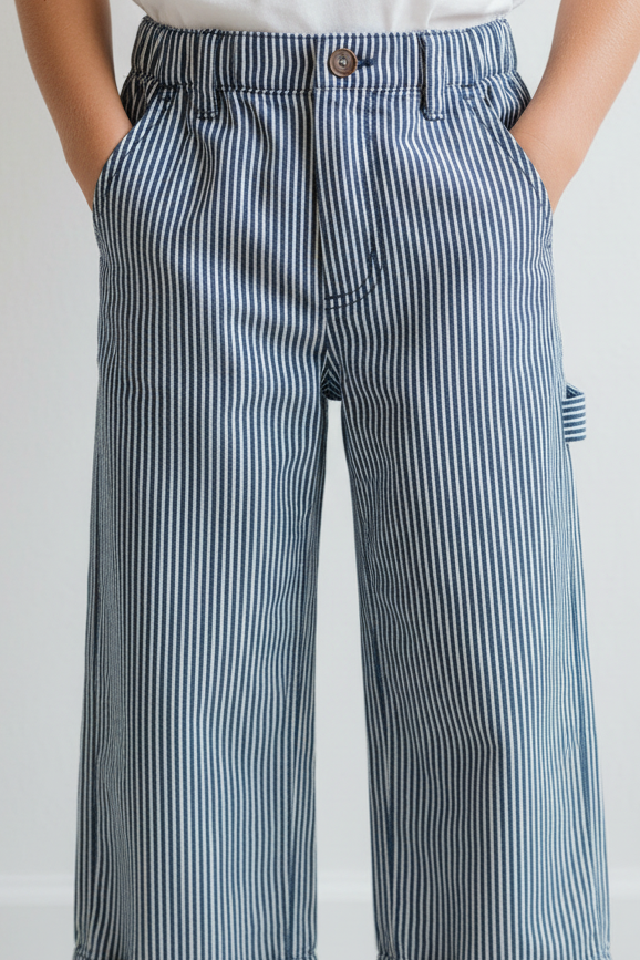 Luca Pants - Blue Stripe