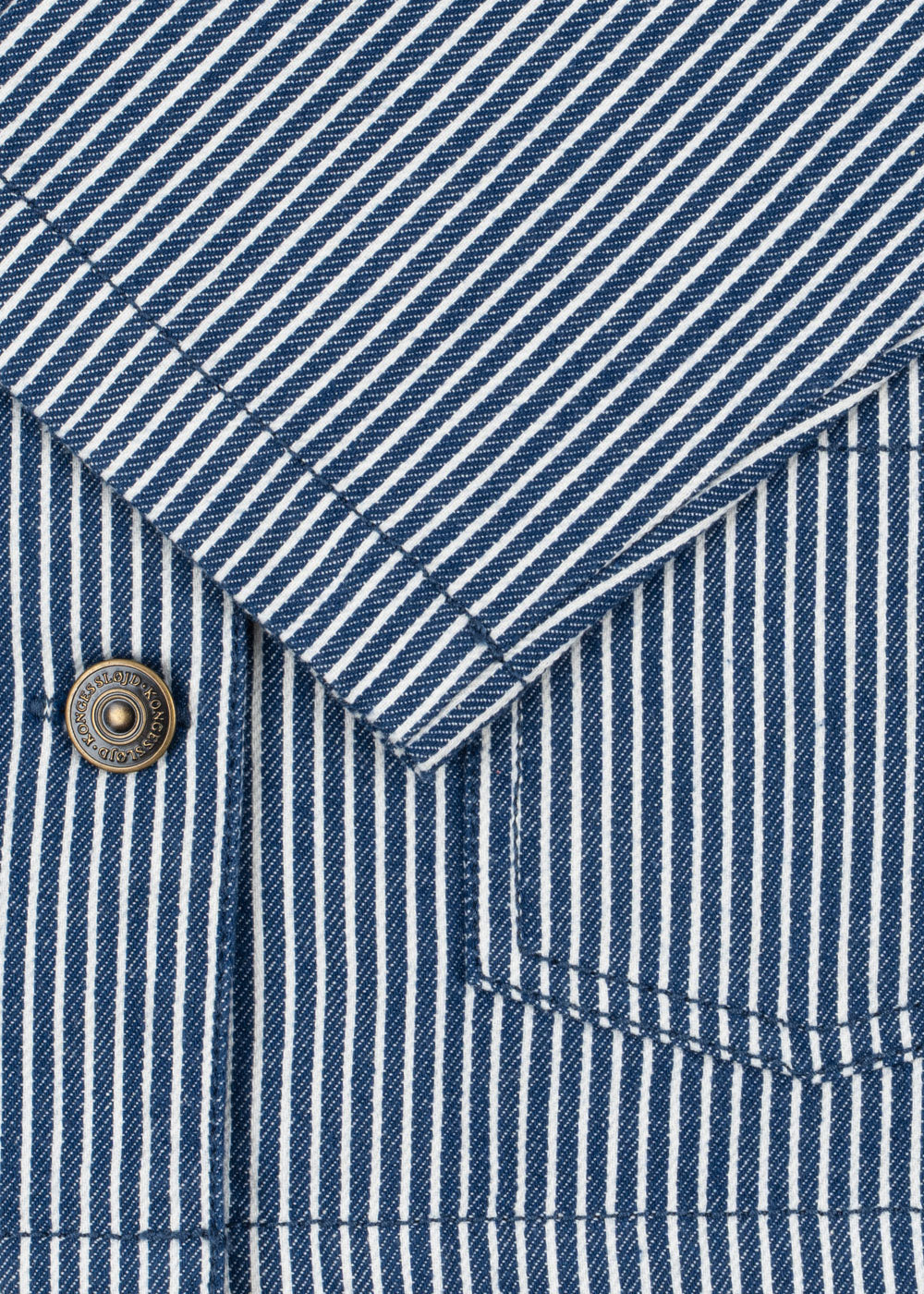 Luc Shirt Jacket - Blue Stripe