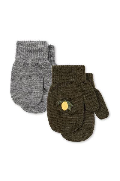 Filla Mittens 2pk - Kombu Green
