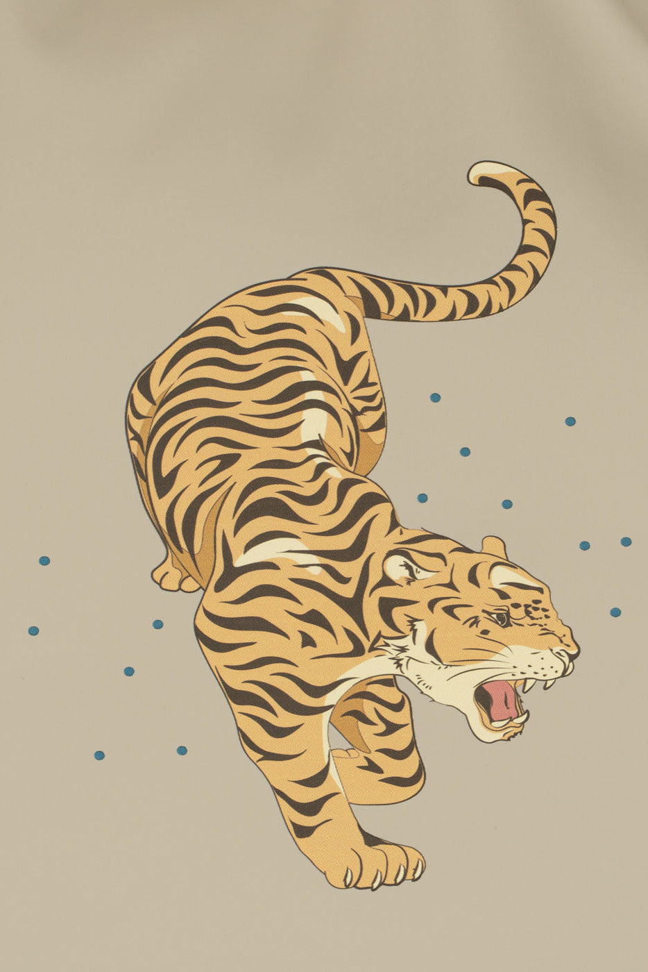 2 Pack Dinner Bib w/ Sleeves - Tiger Ruggito