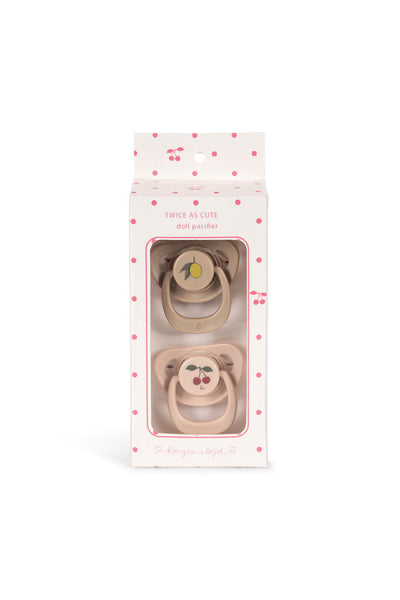 Doll Pacifier 2pk - Cherry/Lemon