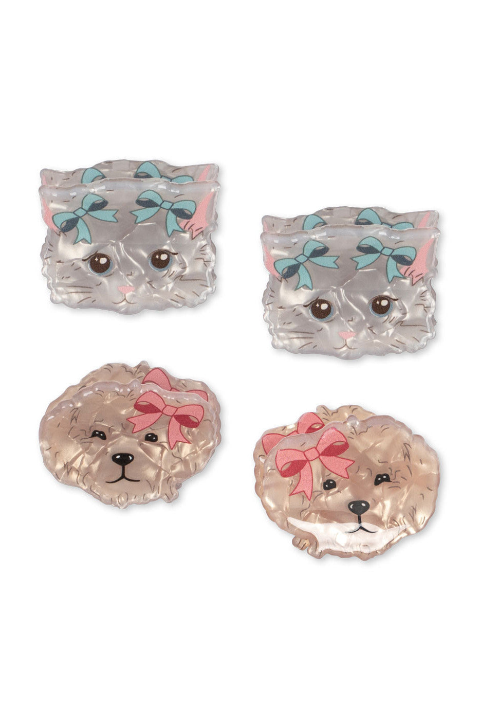 Small Hair Claw 4pk - Multi