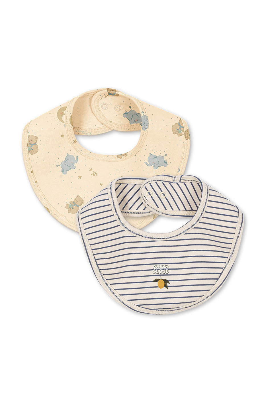 2 Pack Basic Bibs - Stripe Como