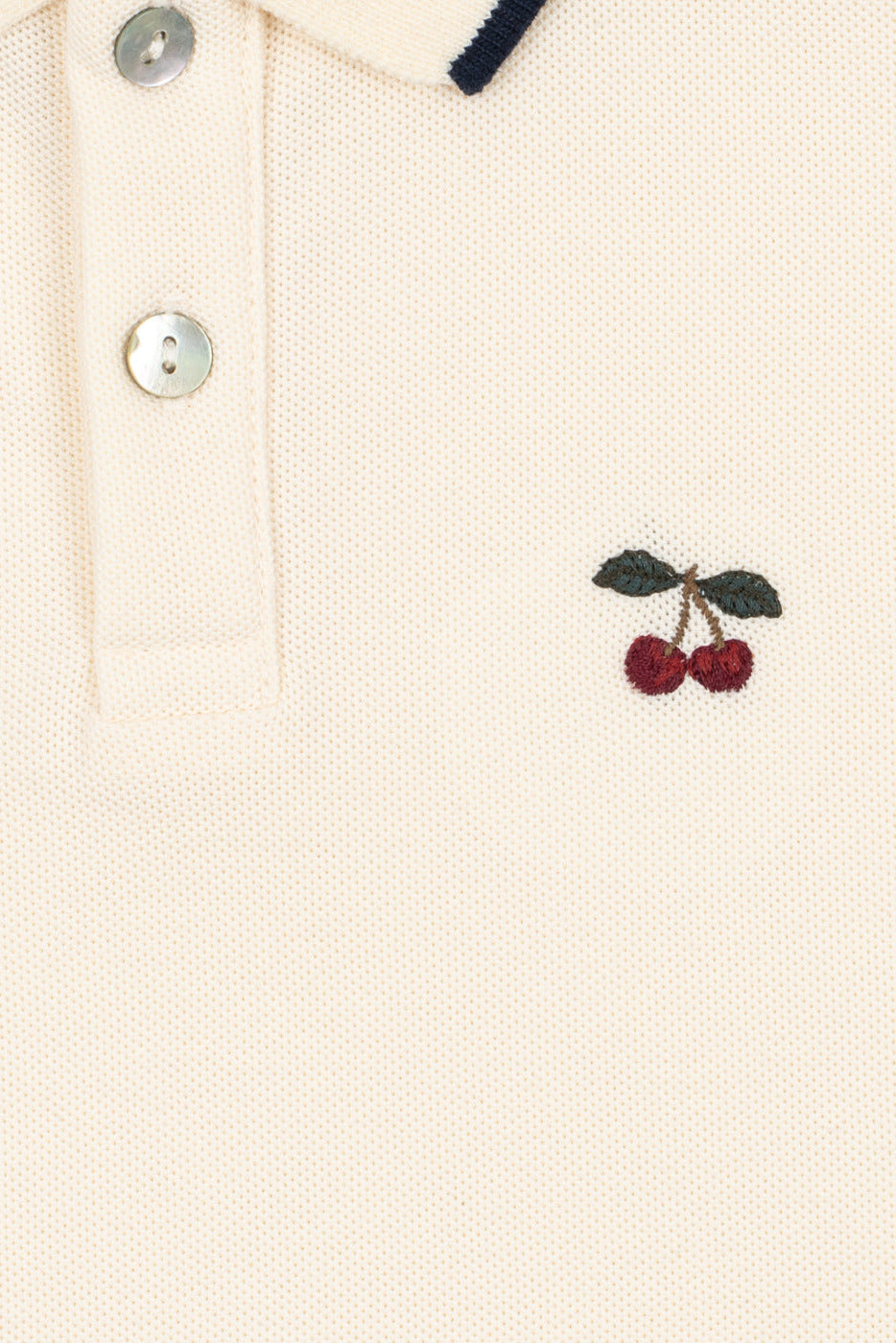 Florita Polo Shirt - Antique White