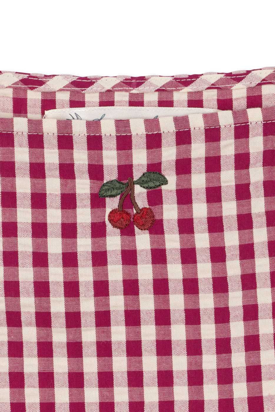 Isotta Dress - Rasberry Check