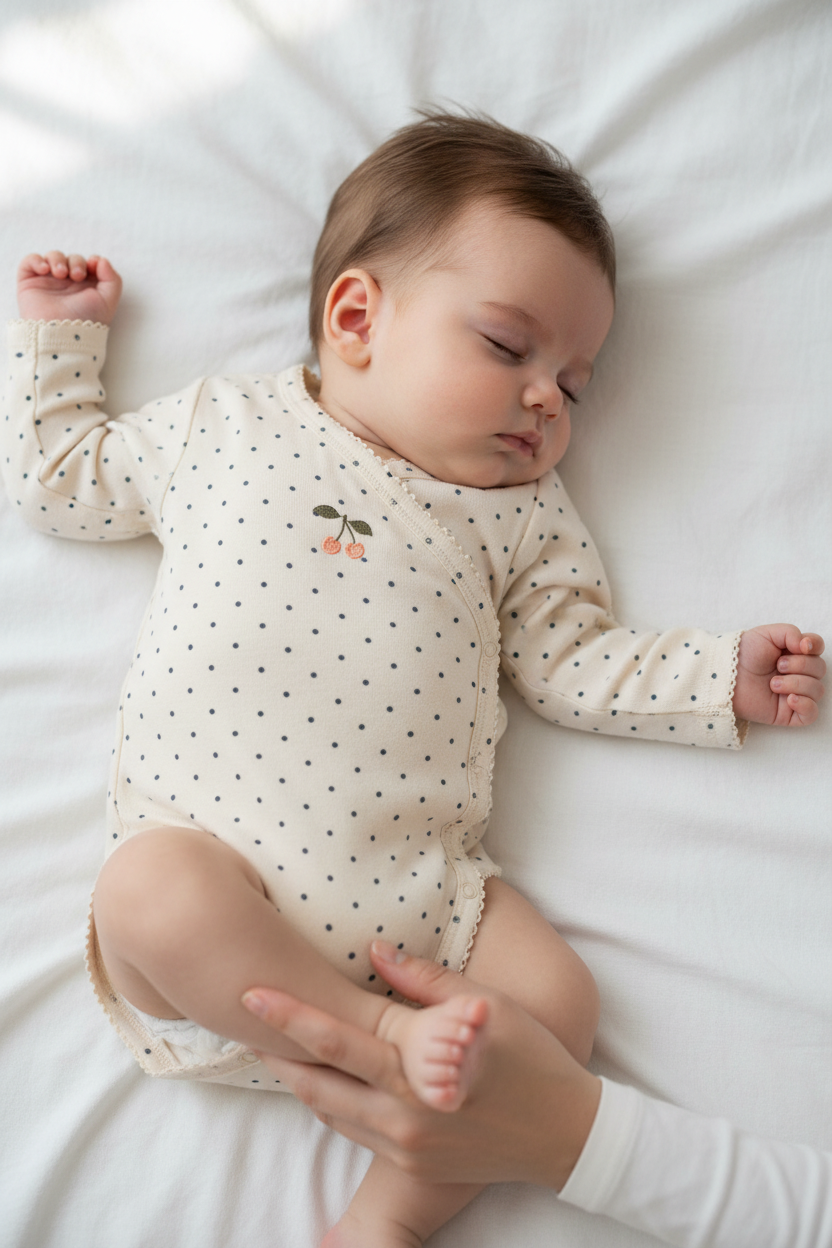 Newborn Body - Blue Dot