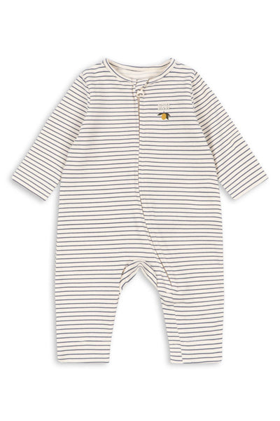 Basic Zip Onesie - Stripe Como
