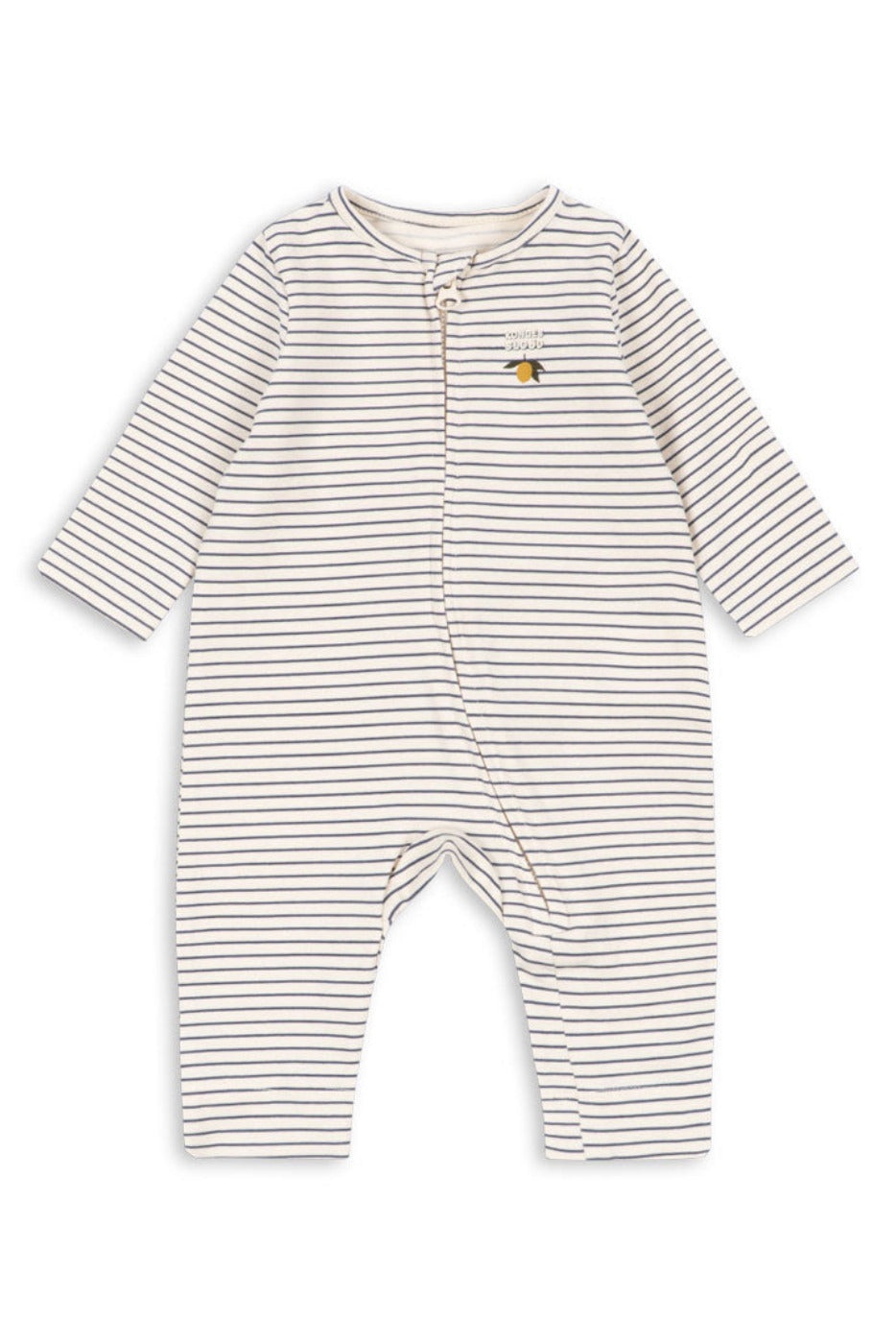 Basic Zip Onesie - Stripe Como