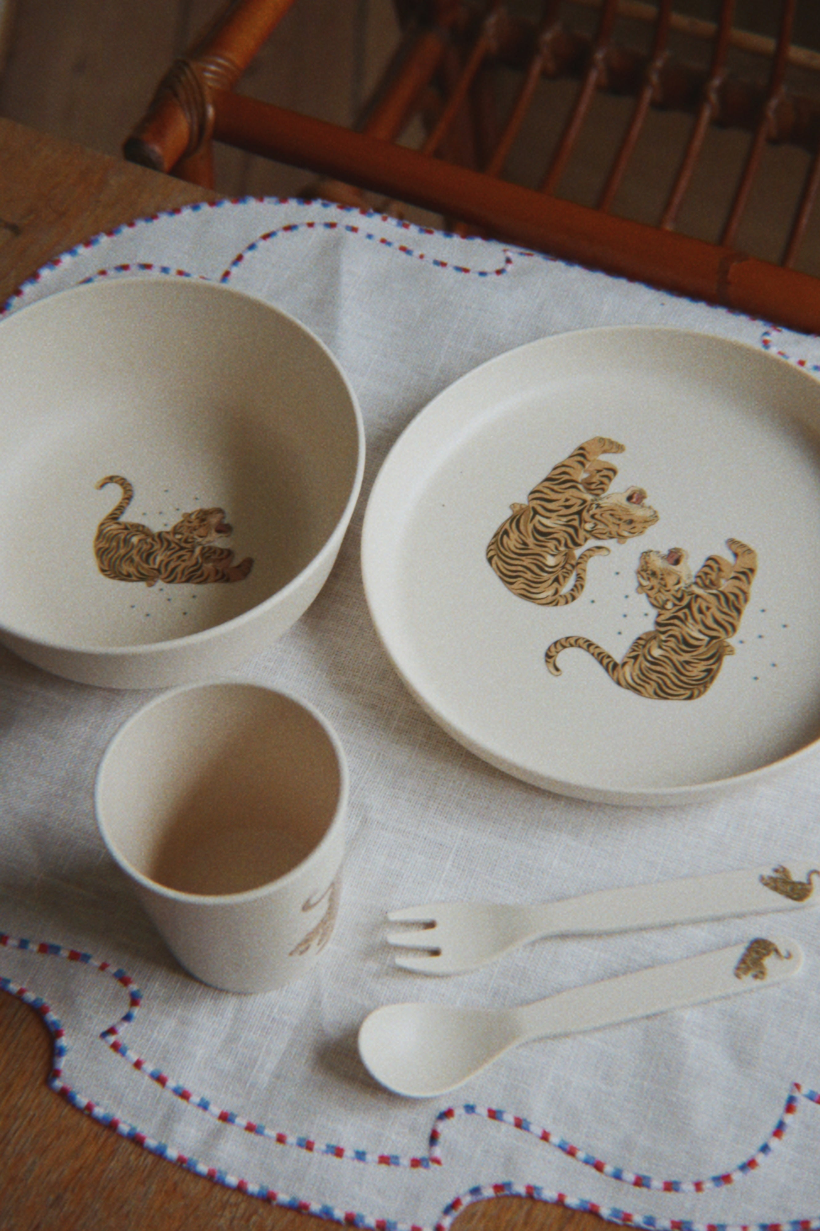 Dinner Set - Tiger Ruggito