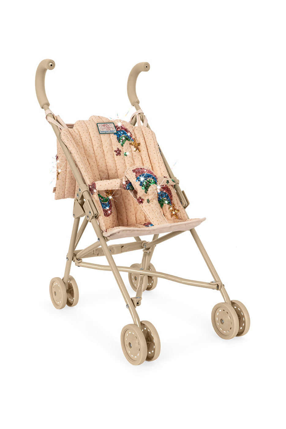 Tulle Doll Stroller - Rainbow Star