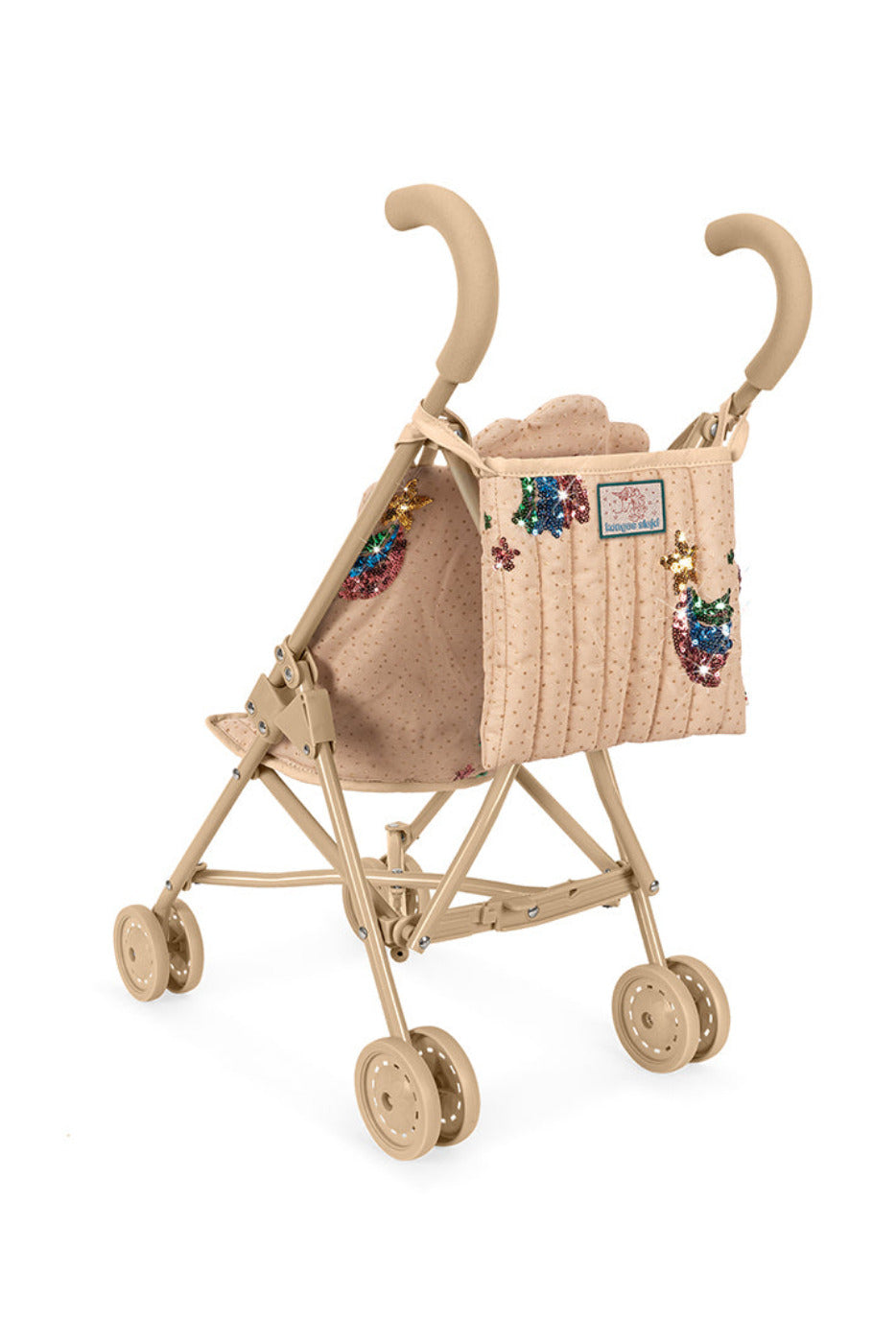 Tulle Doll Stroller - Rainbow Star