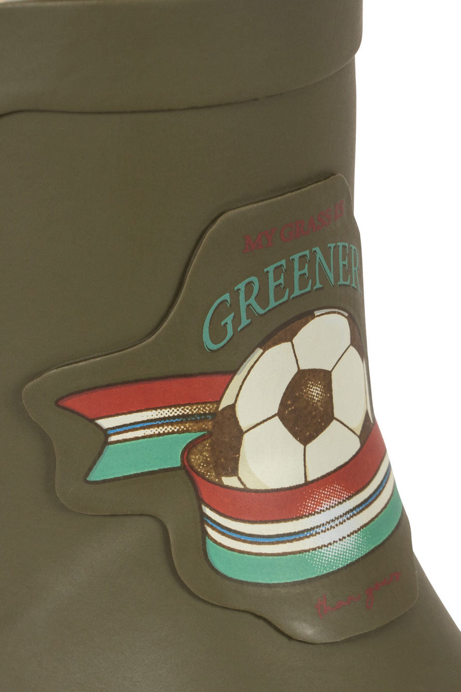 Roi Printed Rain Boot Low - Winter Moss