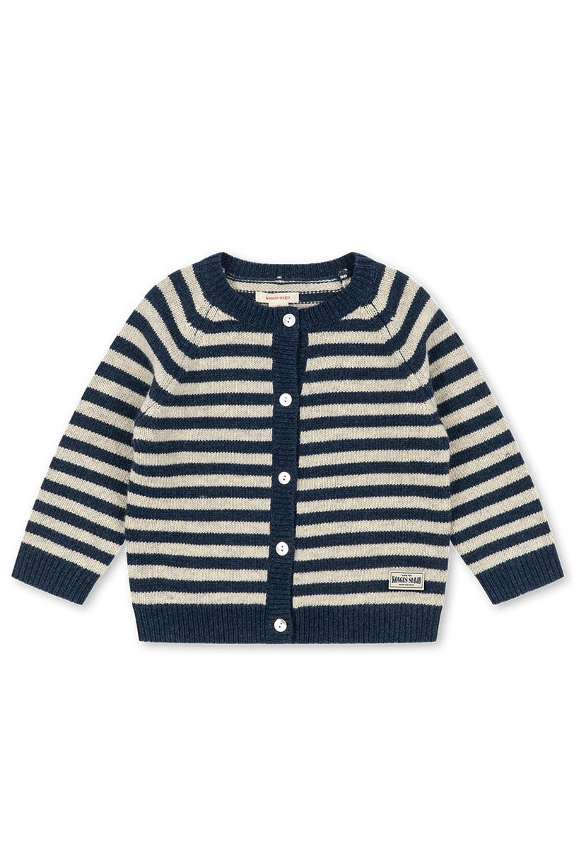 Billi Knit Cardigan - Blue Stripe