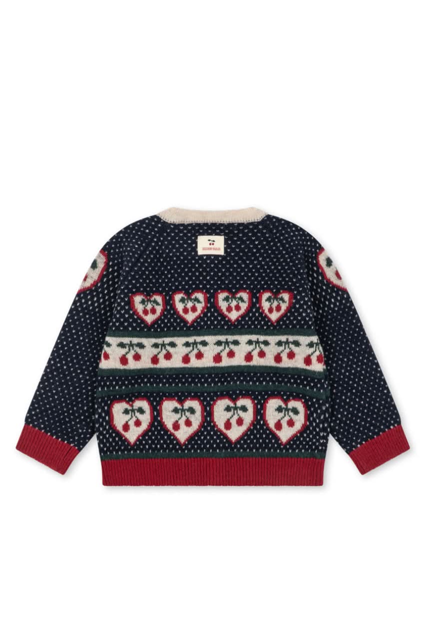 Belou Cardigan - Cherry